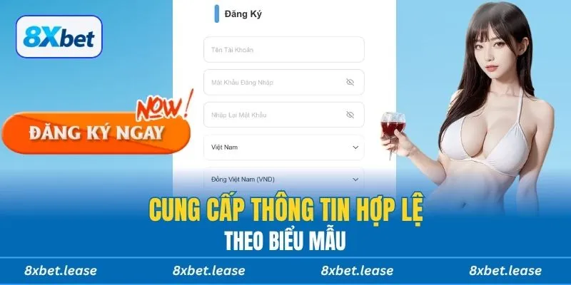 Cung cấp thông tin hợp lệ theo biểu mẫu